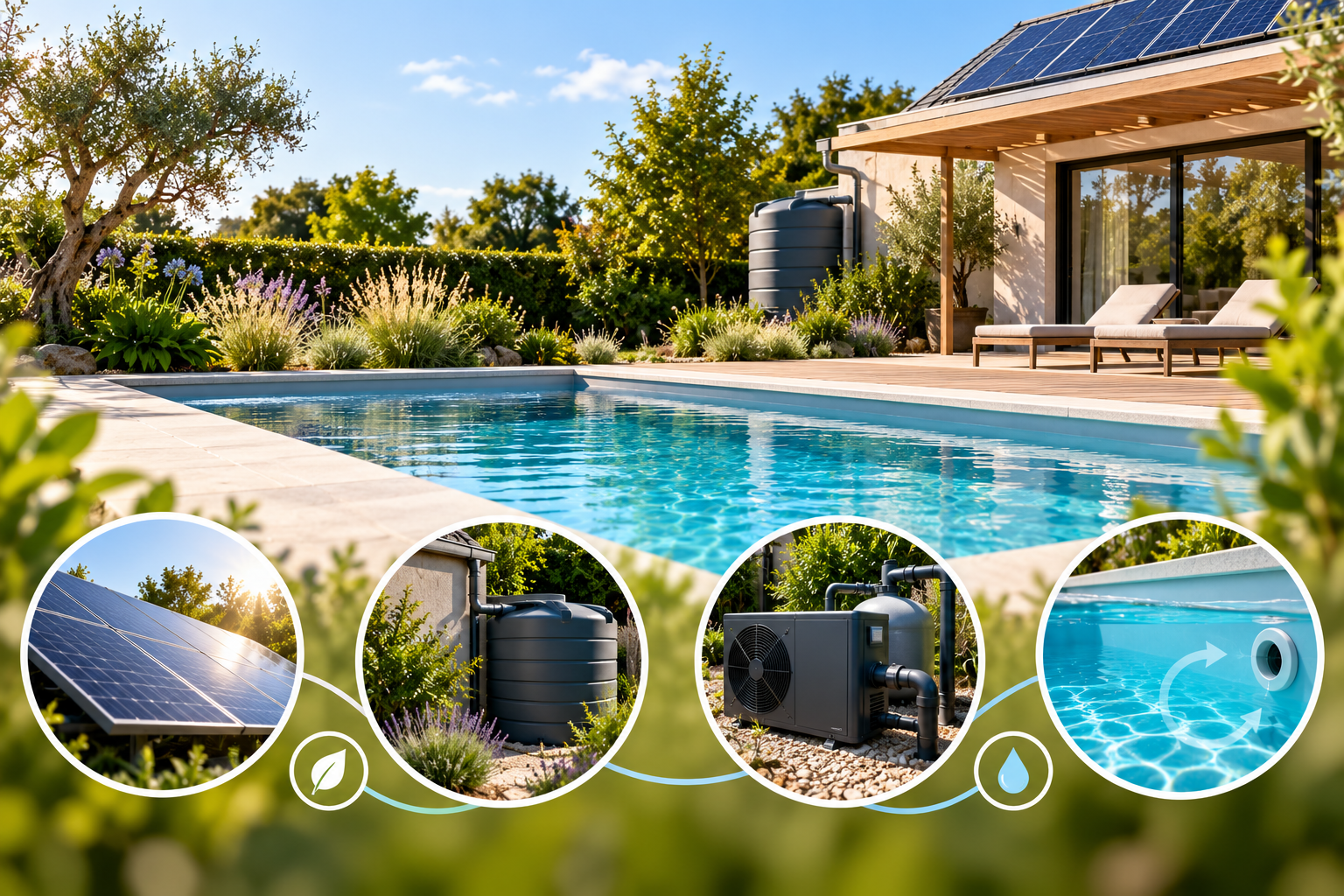 Piscine éco-responsable sur&nbsp;Arzon